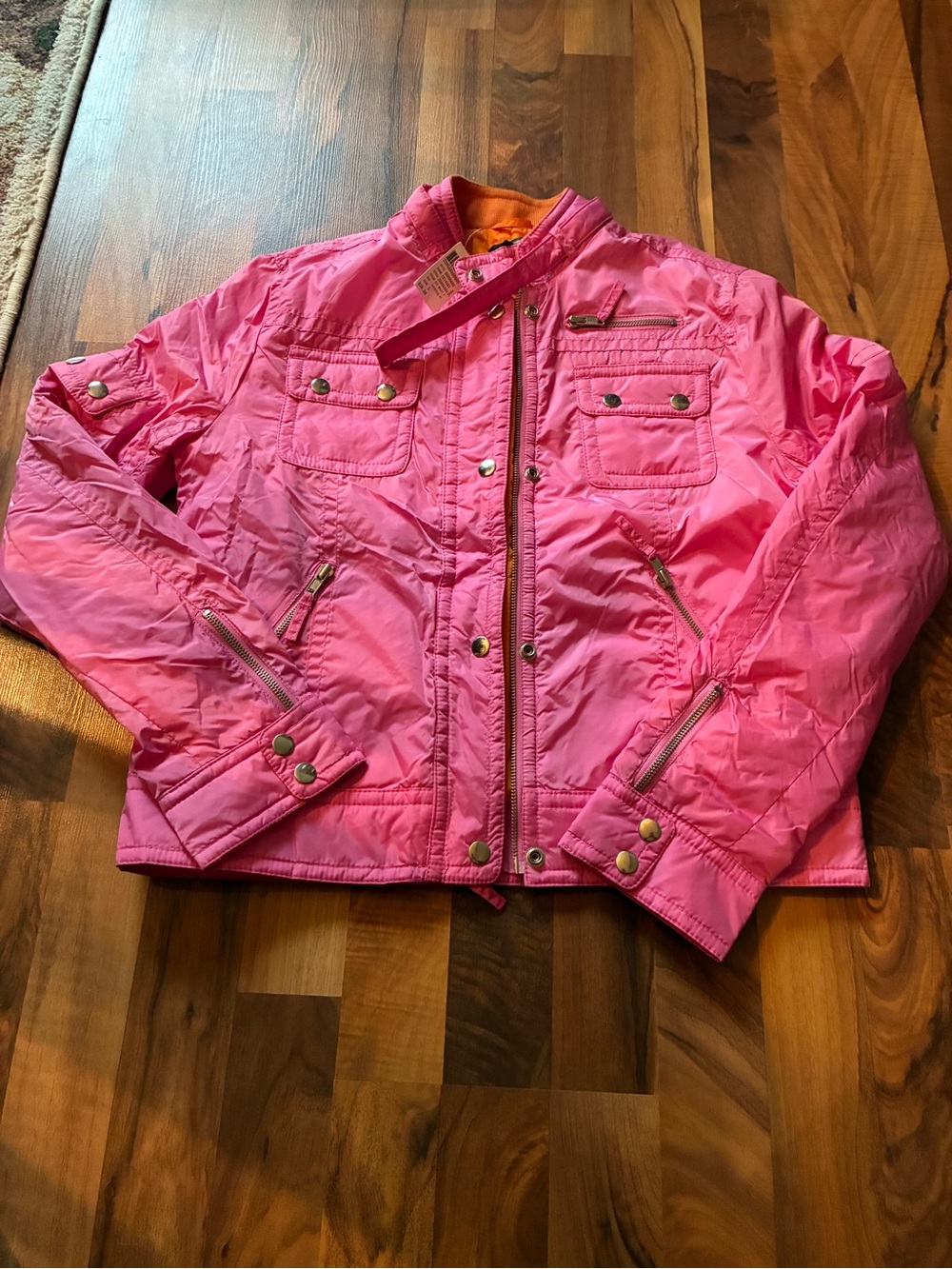 Wet Seal Hot Pink Quilted Puffer Jacket for Kids